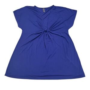 VICTORIA’S  SECRET Sexy Vibrant Deep Plunge Purple Cover-up Large